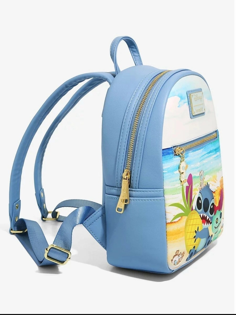 NWT Loungefly Disney Lilo & Stitch with Ducklings Mini Backpack - Exclusive - Picture 2 of 7